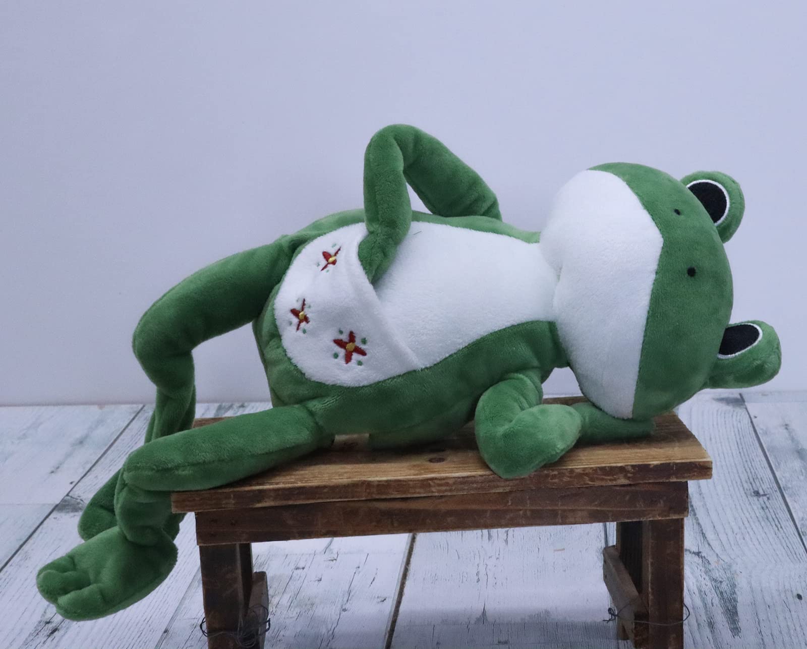 Amazon.co.jp: シナダ ぬいぐるみ ポケットケット かえる（M) グリーン